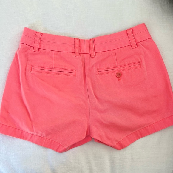 J. Crew 3” Chino Shorts Bright Pink - Picture 3 of 8